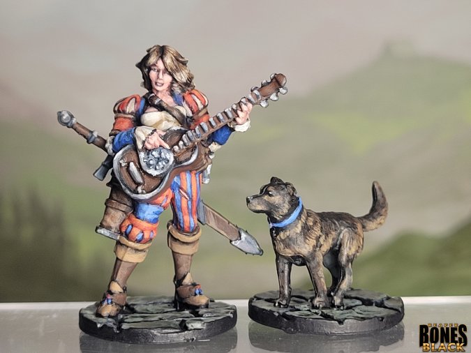 Bones Black: Isobael the Bard and Rufus