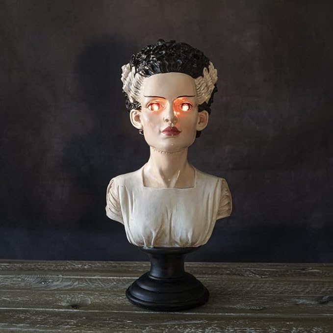 Bride of Frankenstein Bust With LED