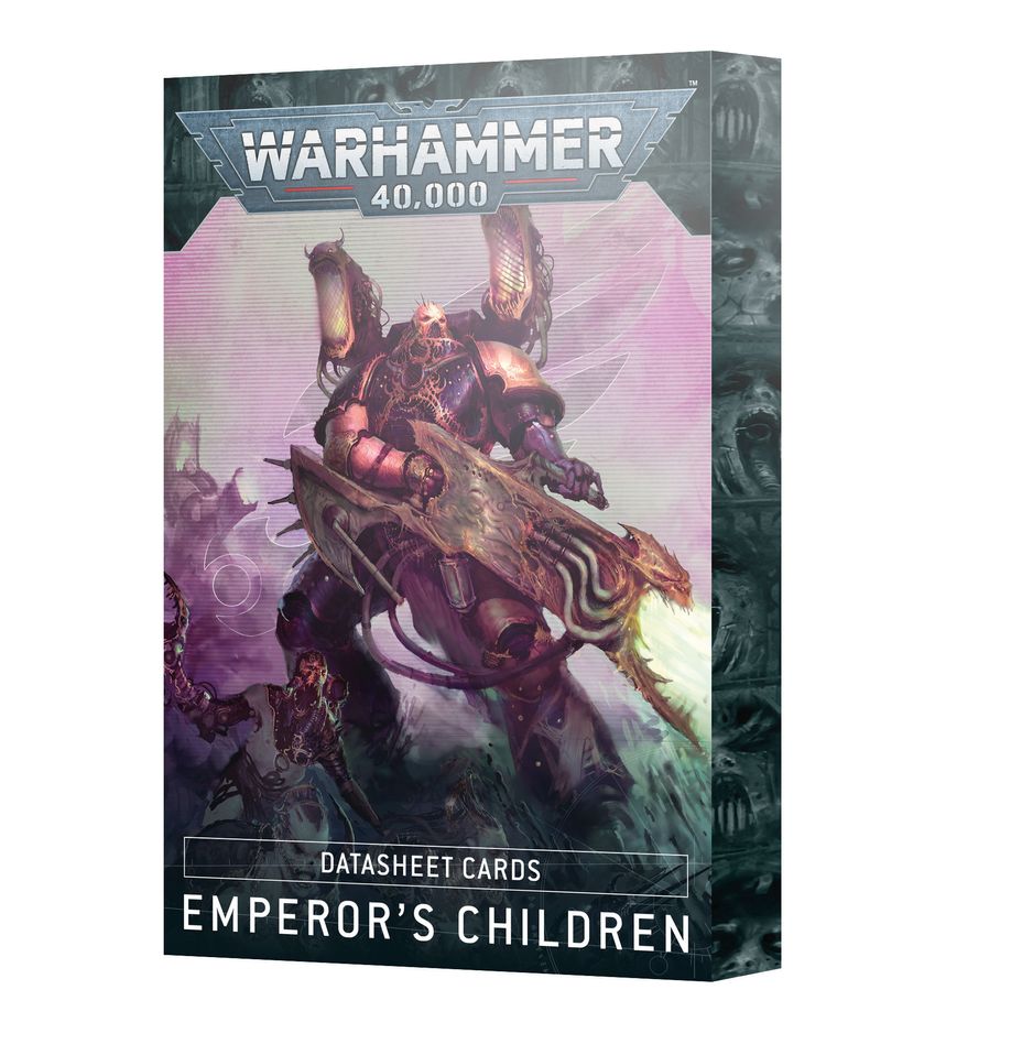 Warhammer 40K: Emperor's Children - Datasheet Cards