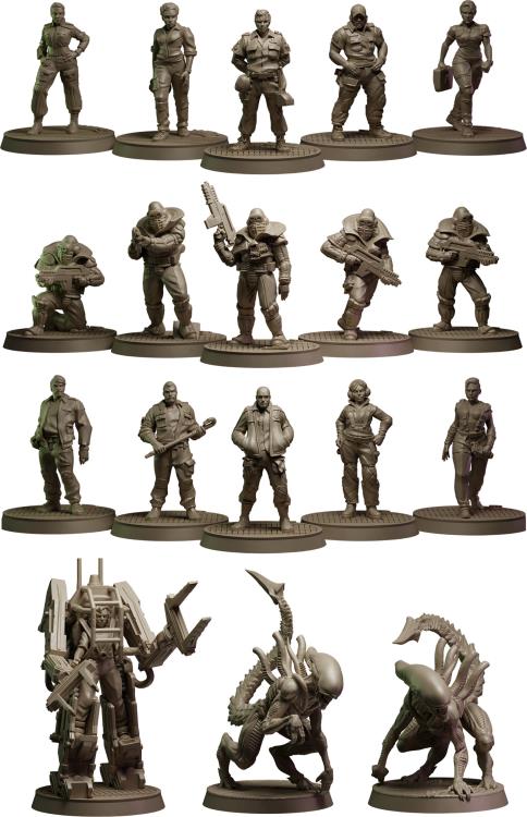Alien RPG: Evolved Edition - Rapture Protocol - Miniatures Set