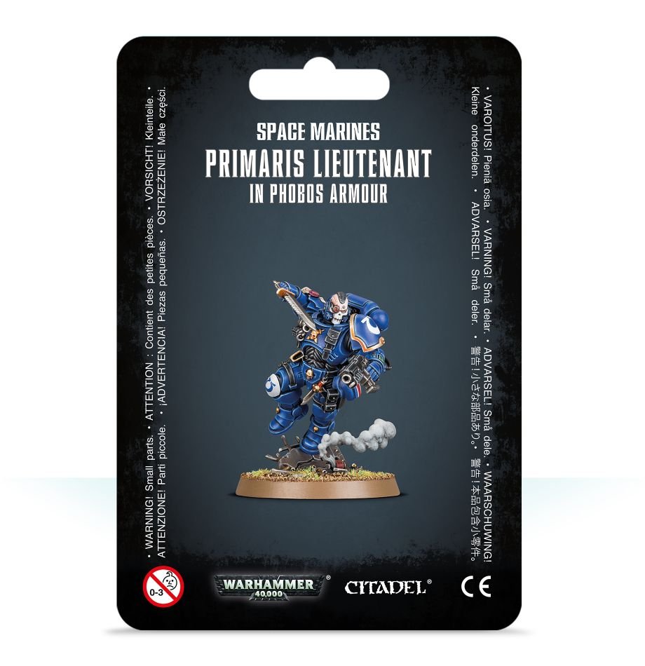 Warhammer 40K: Space Marines - Primaris Lieutenant in Reiver Armour