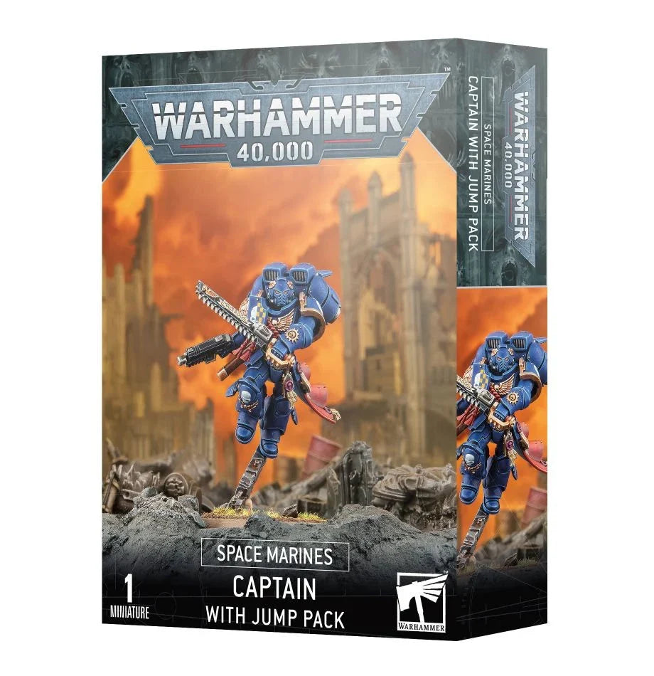 Warhammer 40K: Space Marines - Captain with Jump Pack