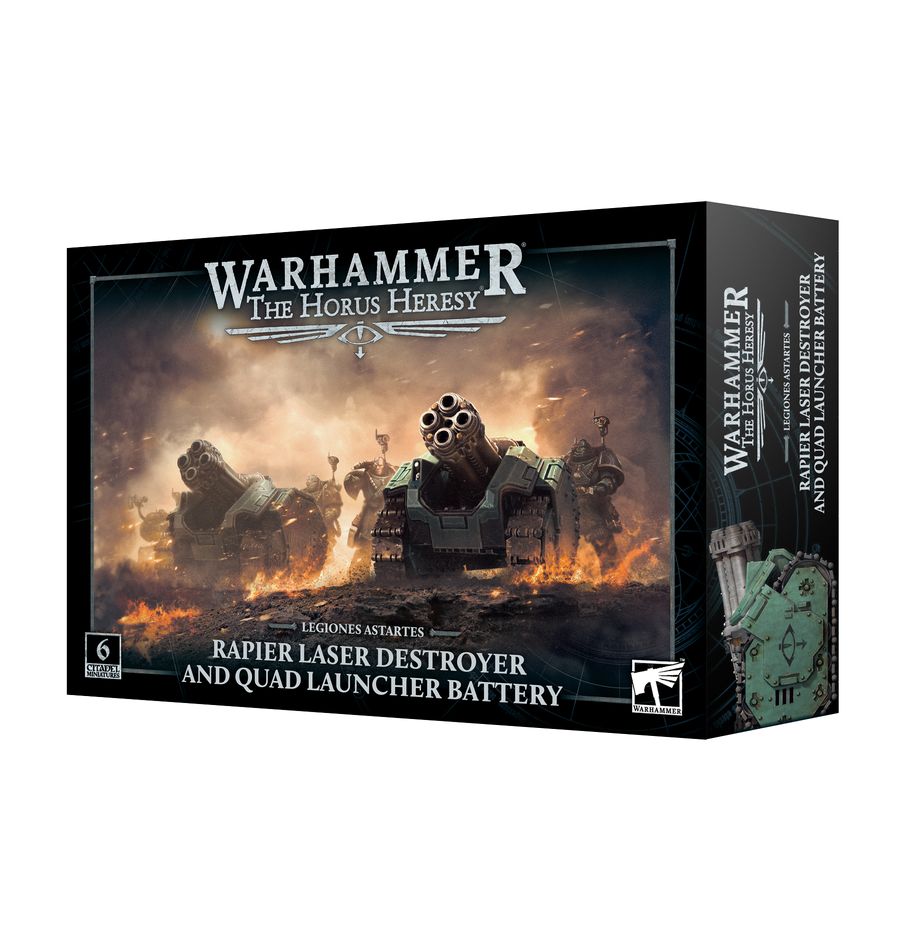 Warhammer Legions Imperialis: Rapier Laser Destroyer and Quad Launcher Battery
