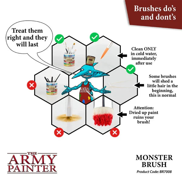 Army Painter Tools: Wargamer Brush - Monster