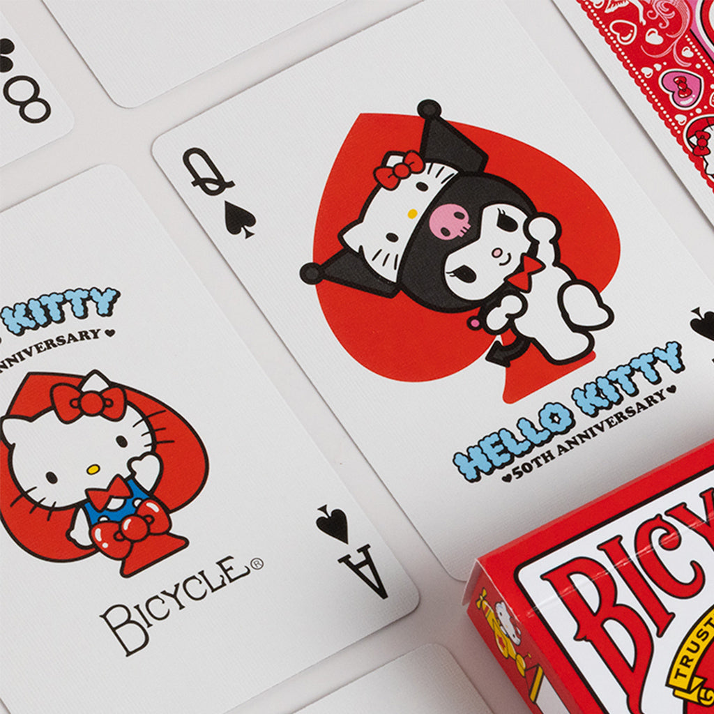 Bicycle Hello Kitty 50th Anniversary Playing Cards