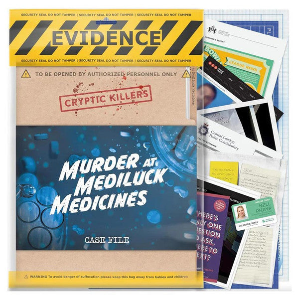 Cryptic Killers: Murder at MediLuck Medicines