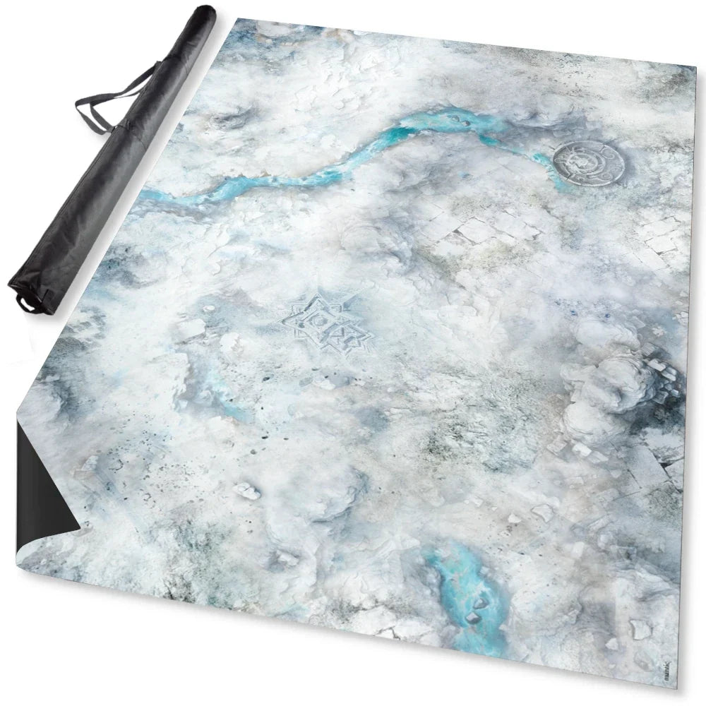 Terrain Crate Gaming Mat: Snowfield 60″ x 44″