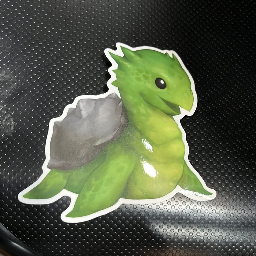 Baby Bestiary: Dragon Turtle Plush Sticker