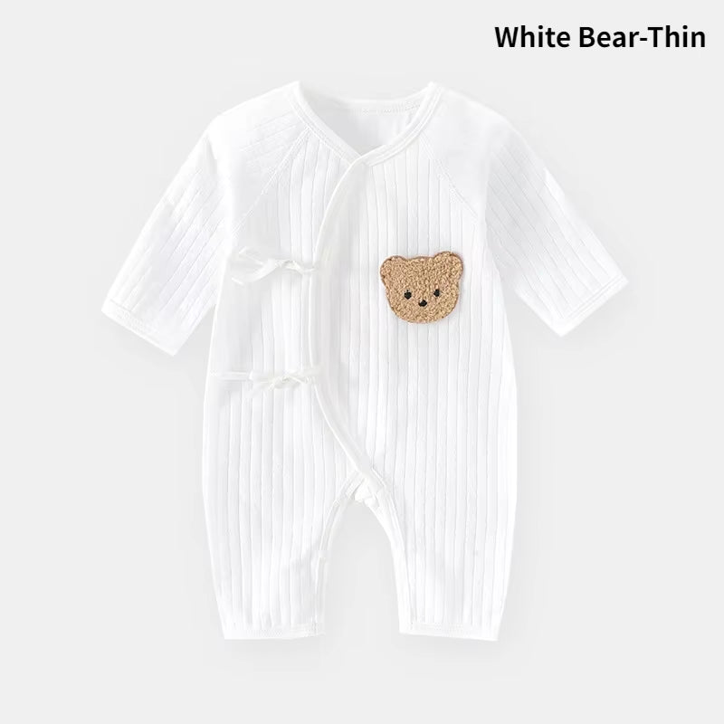 BearHug™ Baby Romper Set – Adorable One-Piece with Matching Hat for Boys & Girls
