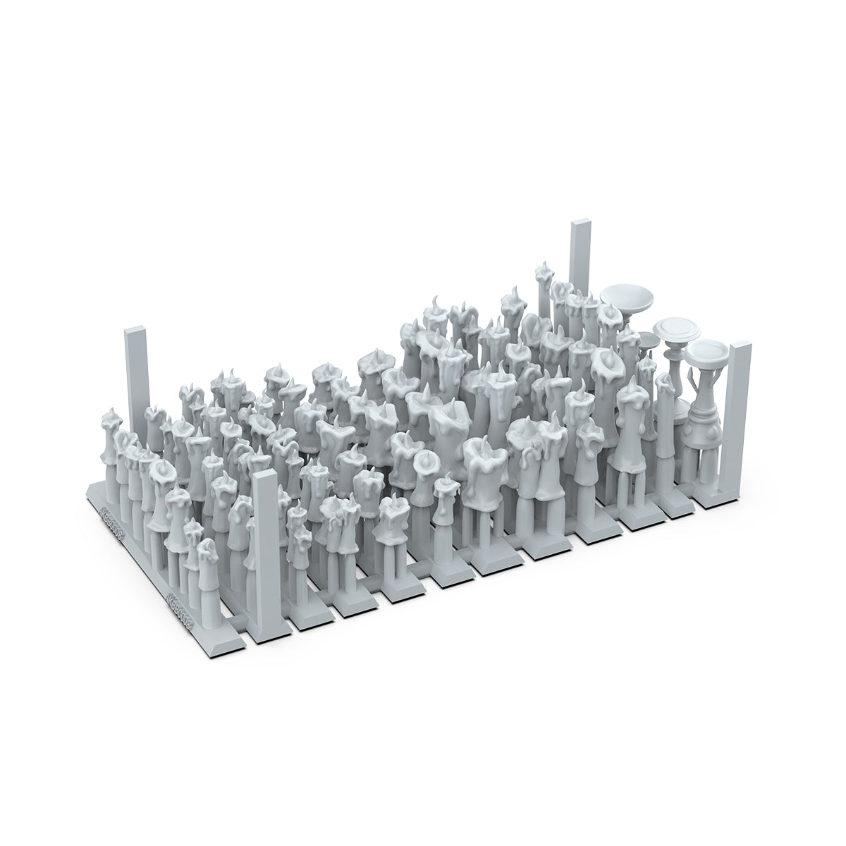 AK Interactive Basing Bits: Candles (73 Pieces)