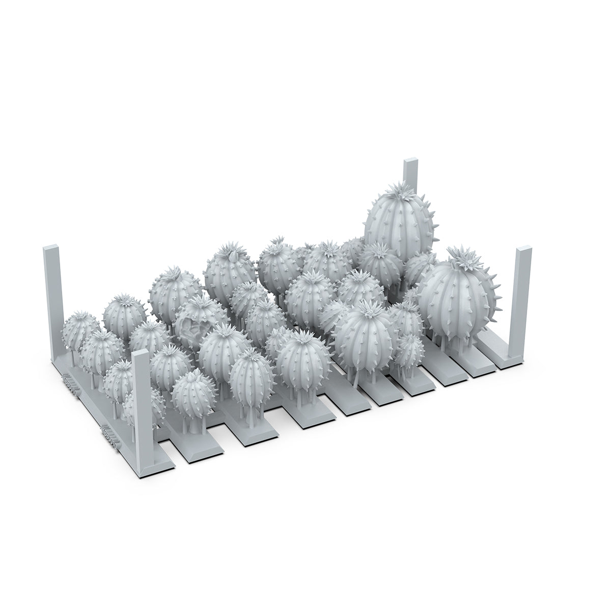 AK Interactive Basing Bits: Cactus Barrel (20 Pieces)