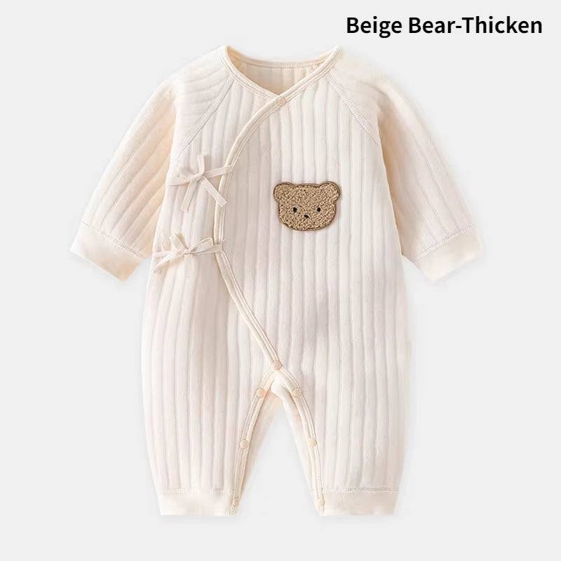 BearHug™ Baby Romper Set – Adorable One-Piece with Matching Hat for Boys & Girls