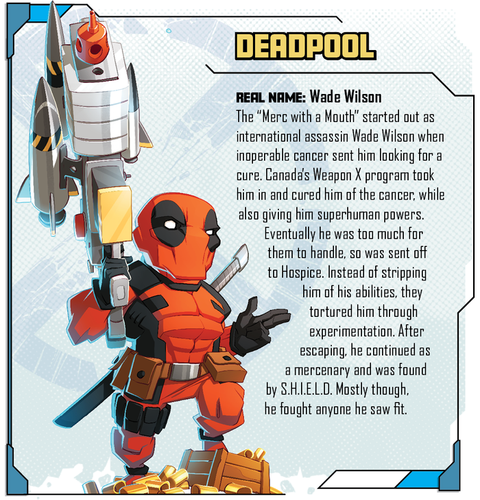 Marvel United: X-Men Deadpool Expansion - Kickstarter Edition