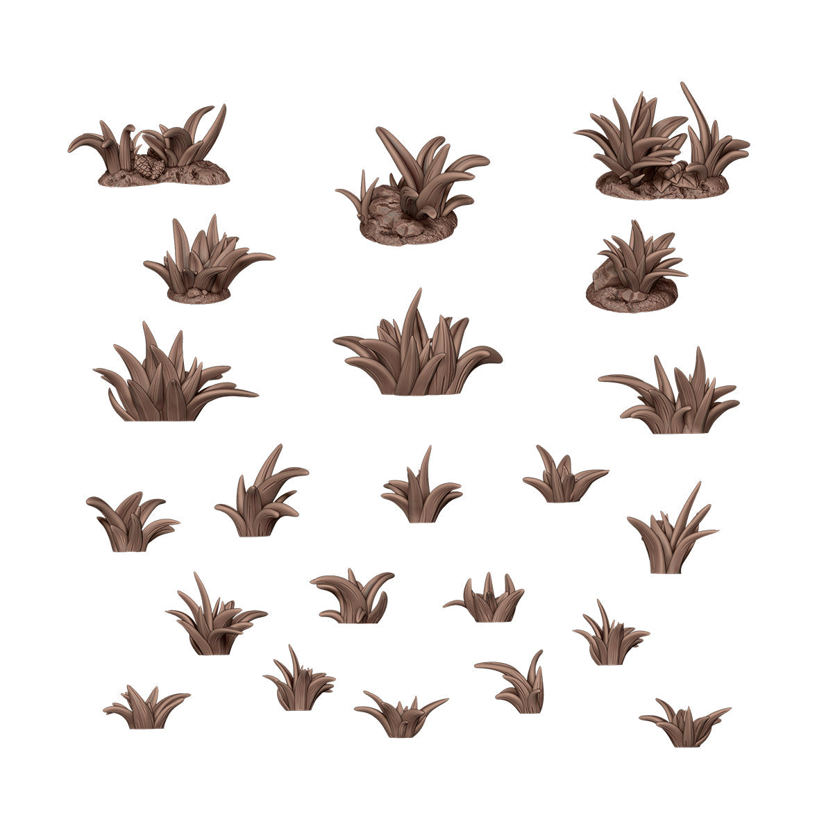 AK-Interactive Basing Bits: Grass Tufts (22 Pieces)