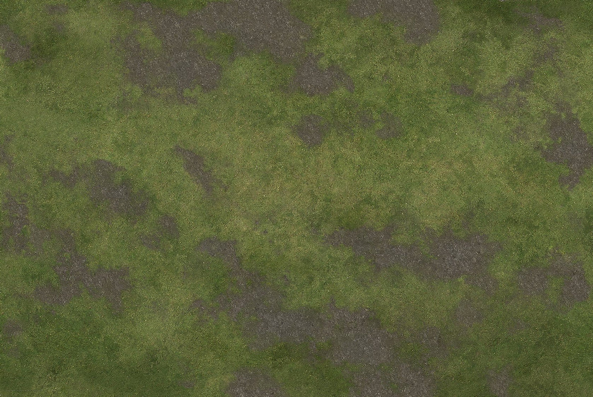 Monster Scenery: 3x3 Game Mat - Broken Grassland/Desert Scrubland