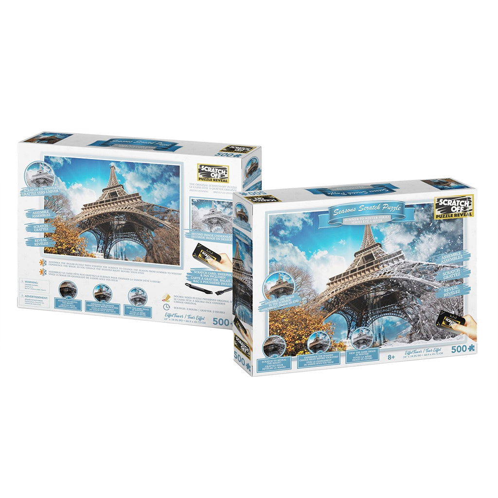 Scratch Off: Seasons Puzzle - Eiffel Tower