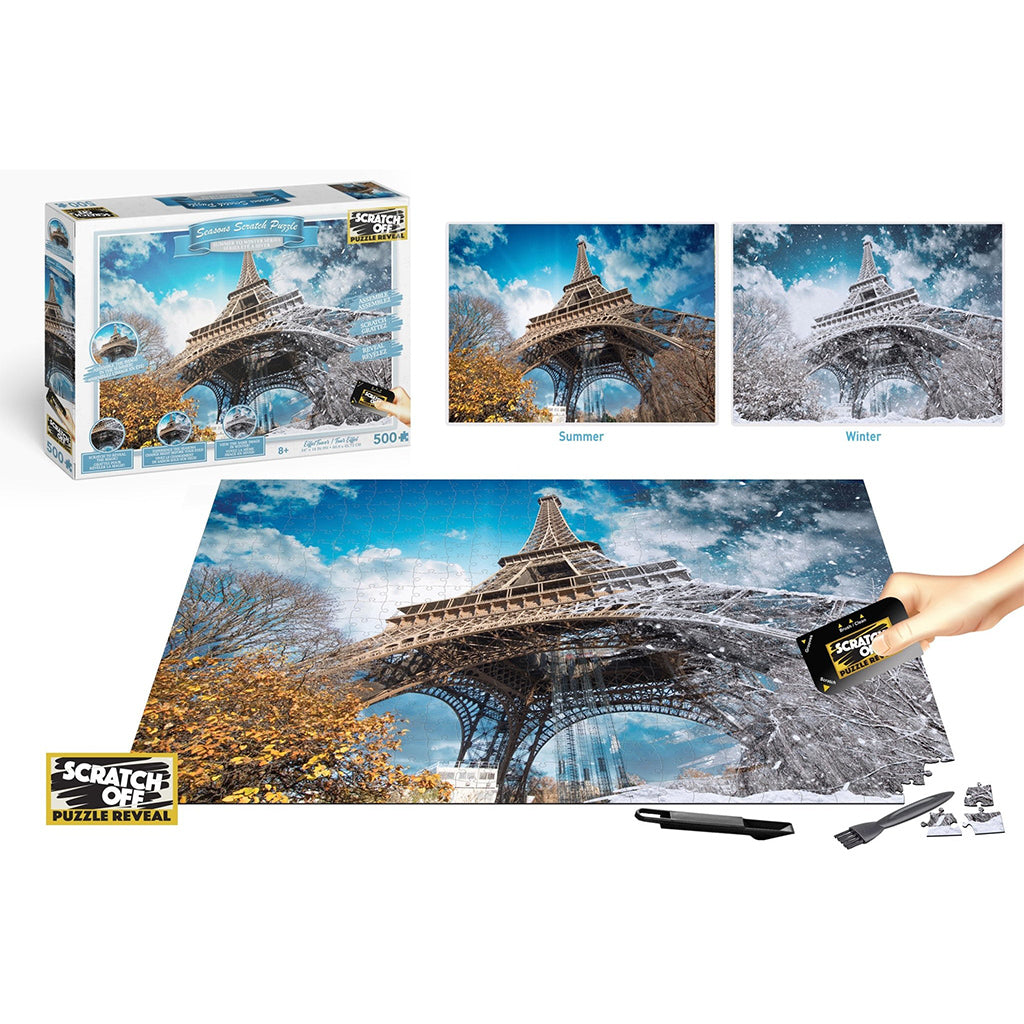 Scratch Off: Seasons Puzzle - Eiffel Tower