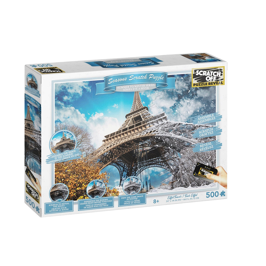Scratch Off: Seasons Puzzle - Eiffel Tower