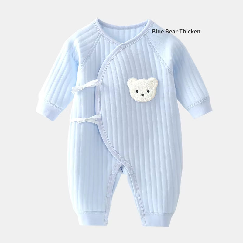 BearHug™ Baby Romper Set – Adorable One-Piece with Matching Hat for Boys & Girls