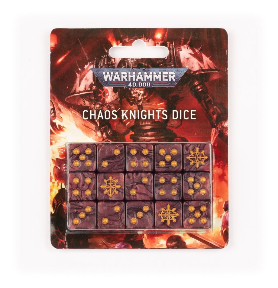 Warhammer 40K: Chaos Knights - Dice Set (2023)