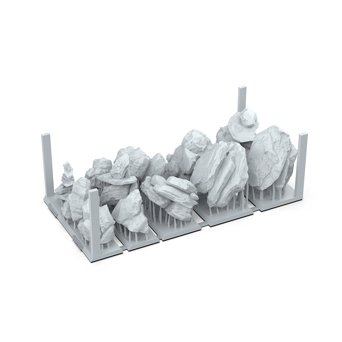AK Interactive Basing Bits: Rocks & Tors (12 Pieces)