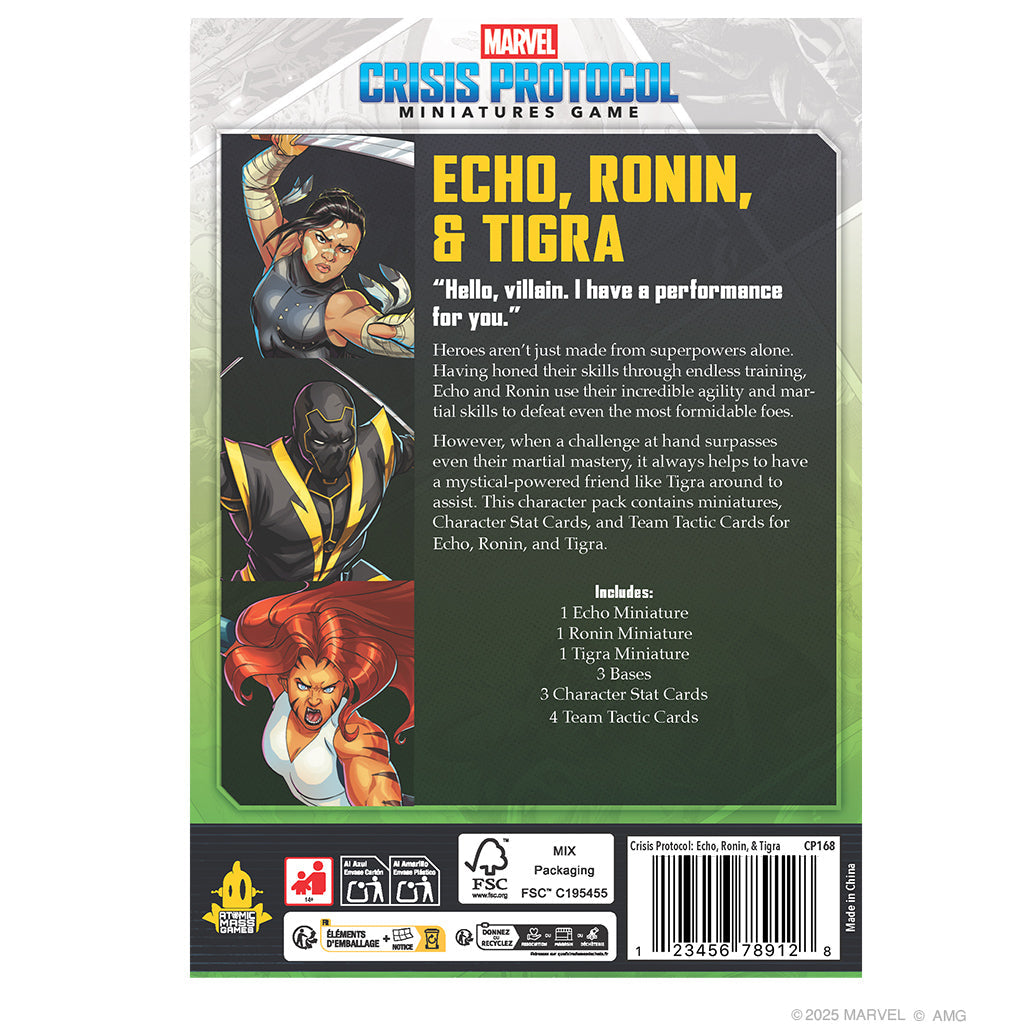 Marvel Crisis Protocol: Echo, Ronin & Tigra