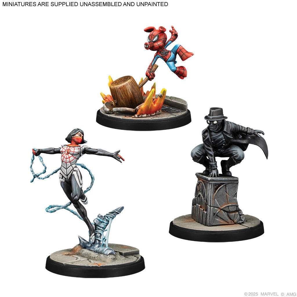 Marvel Crisis Protocol: Silk, Spider-Ham & Spider-Man Noir