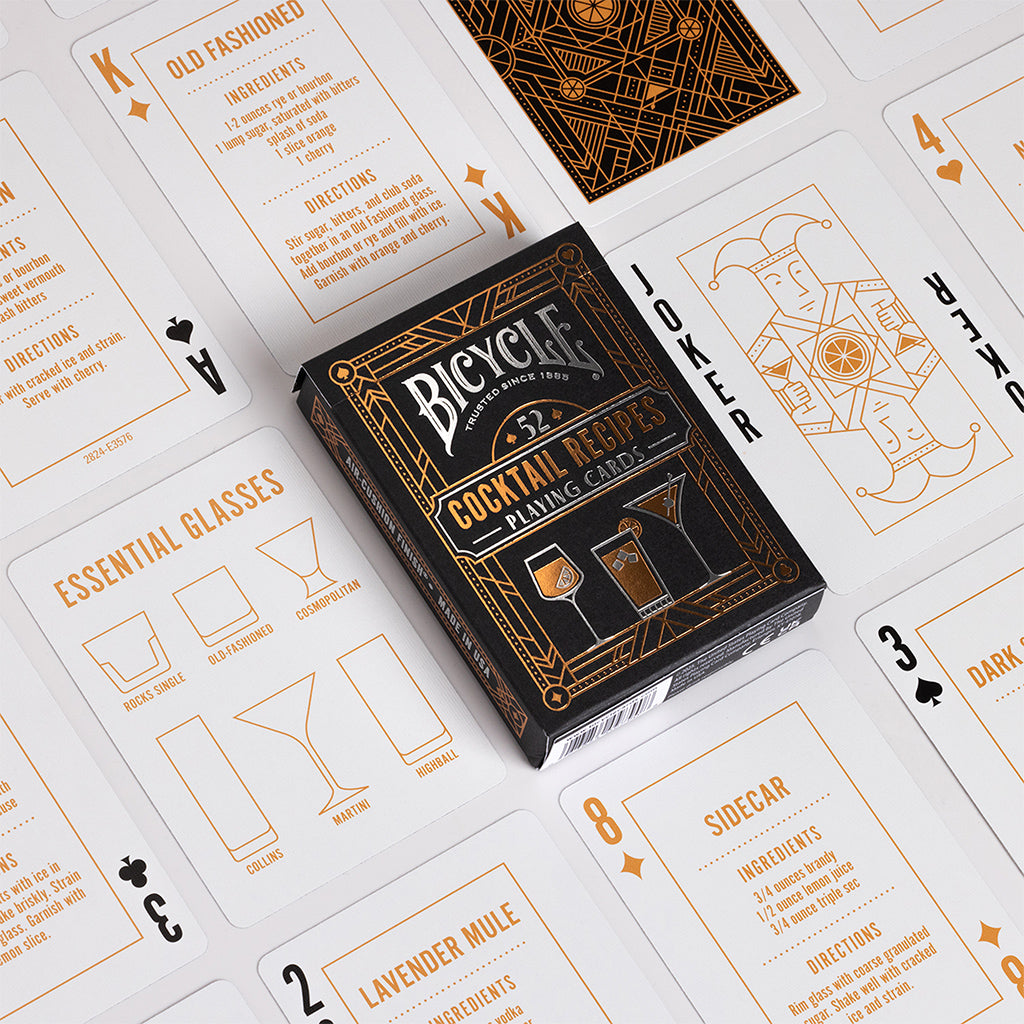 Bicycle Cocktail Recipes Playing Cards