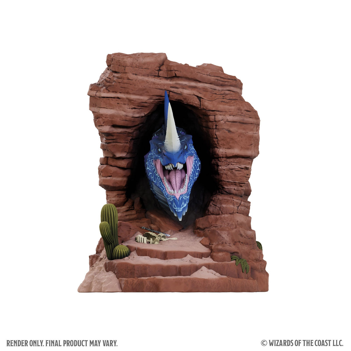 D&D: Bookends - Blue Dragon