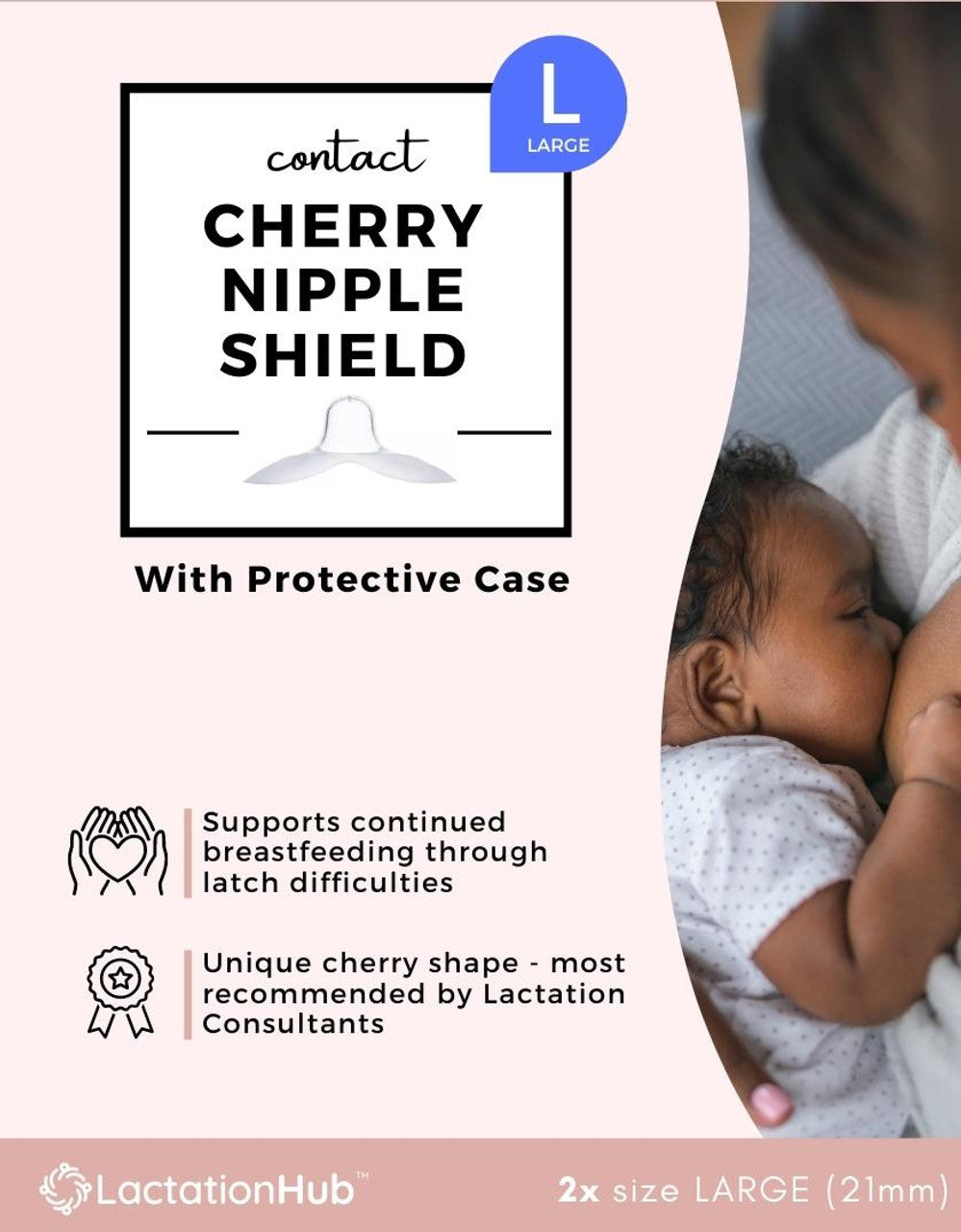 Cherry Shaped Nipple Shield-21mm (Large)