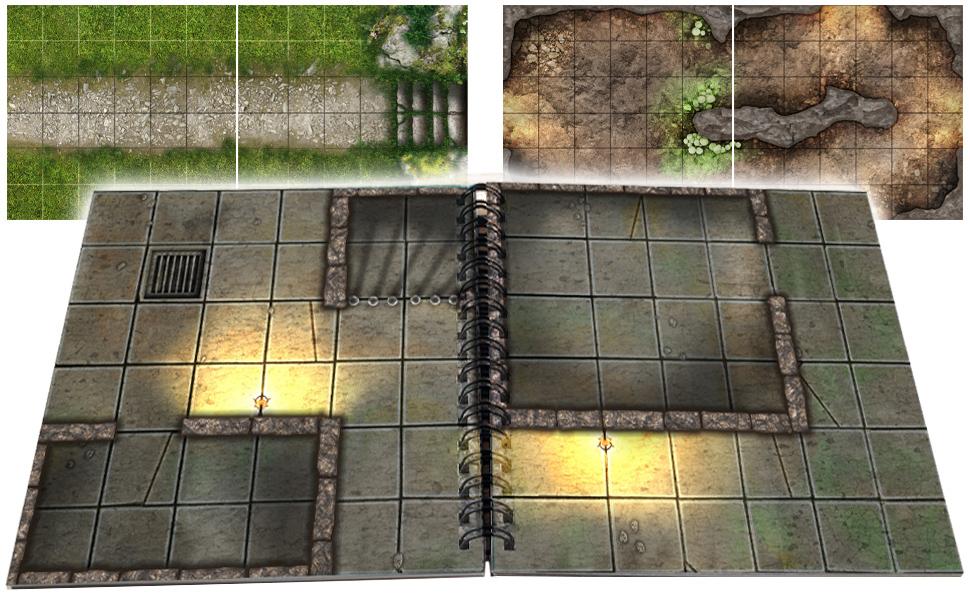 Little Book of Battle Mats: Dungeon Edition