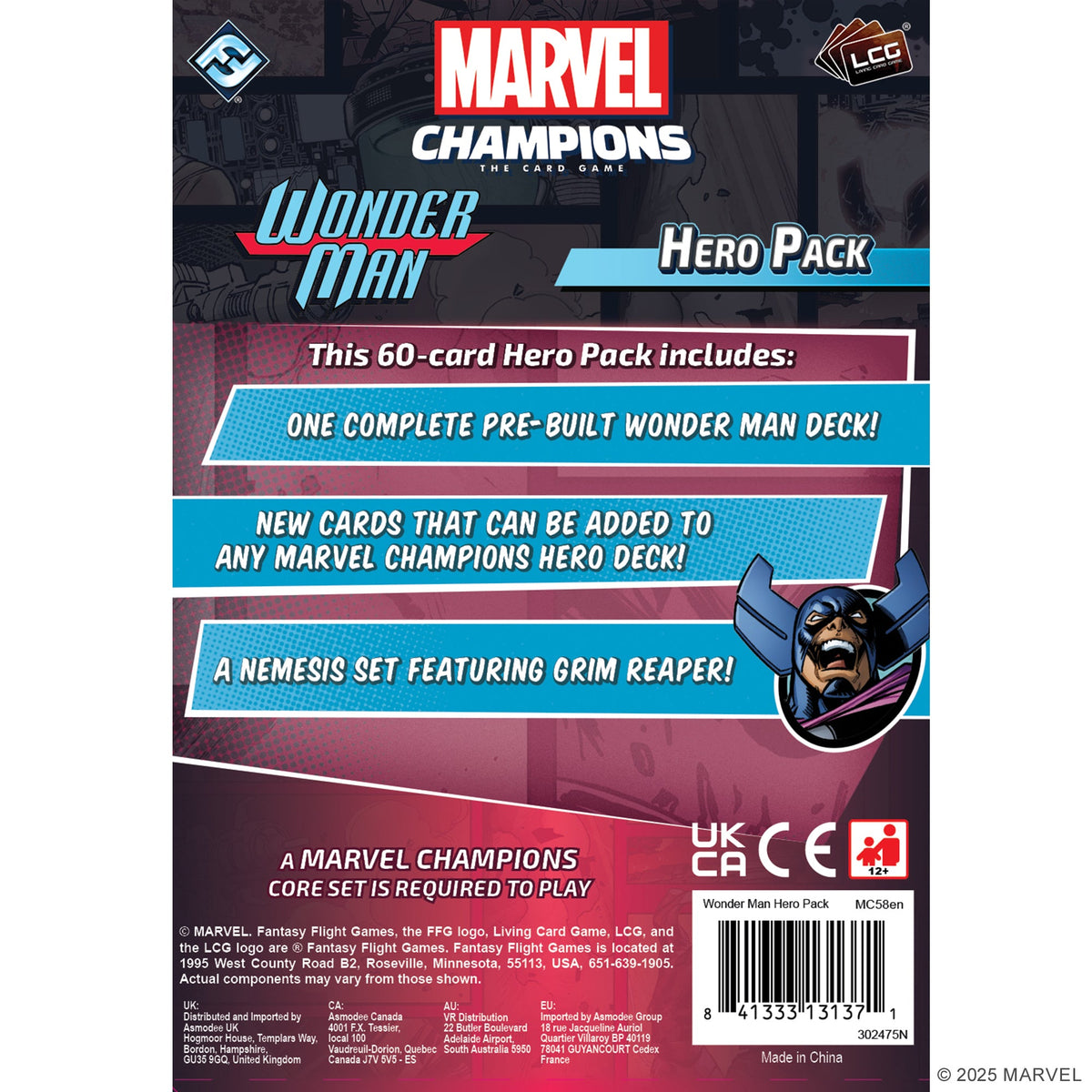 Marvel Champions: The Card Game - Wonder Man Hero Pack