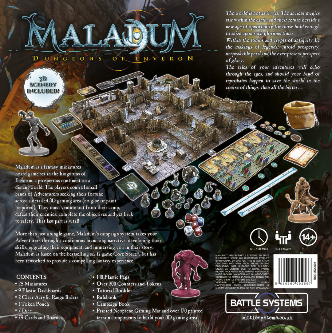 Maladum: Dungeons of Enveron - Starter Set
