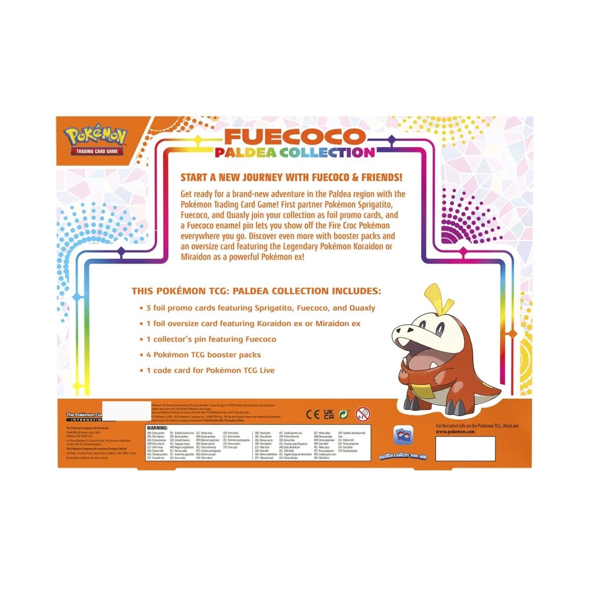 Pokemon: Paldea Collection - Fuecoco