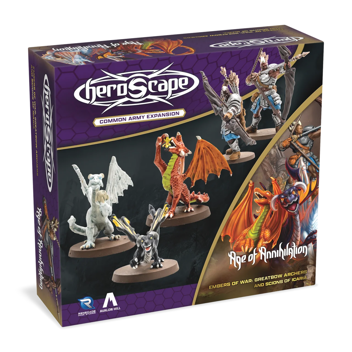 Heroscape: Age of Annihilation -  Greatbow Archers and Scions of Icaria Army Expansion