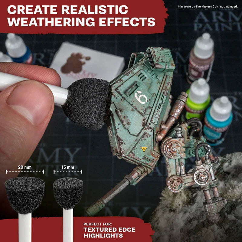 Army Painter Tools: Chipping Brush Set - Monster Edition