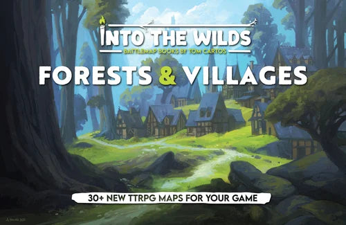 Into the Wilds Battlemap Books: Forests & Villages