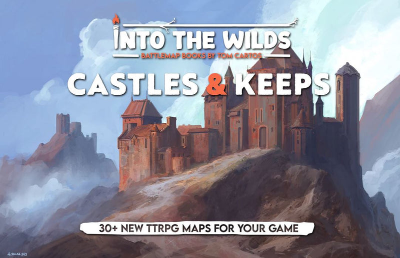 Into the Wilds Battlemap Books: Castles & Keeps