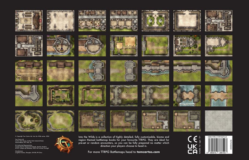 Into the Wilds Battlemap Books: Castles & Keeps