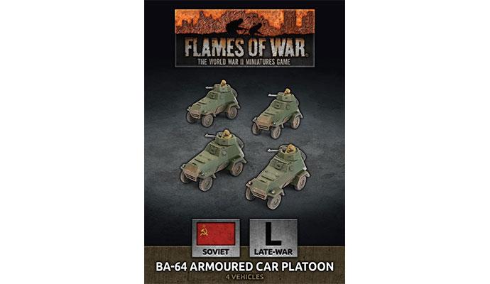 Flames of War: Soviet BA-64 Armoured Car Platoon (Late War)