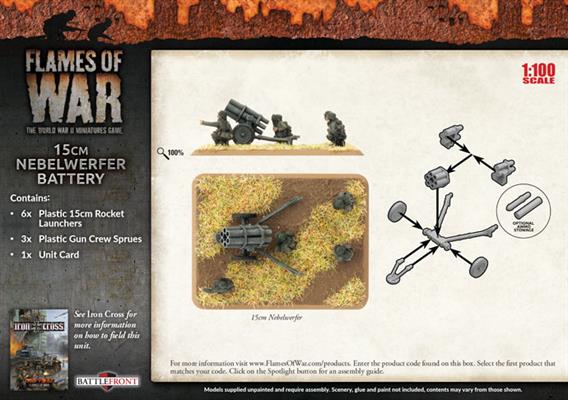 Flames of War: German 15cm Nebelwerfer Battery (Mid War)