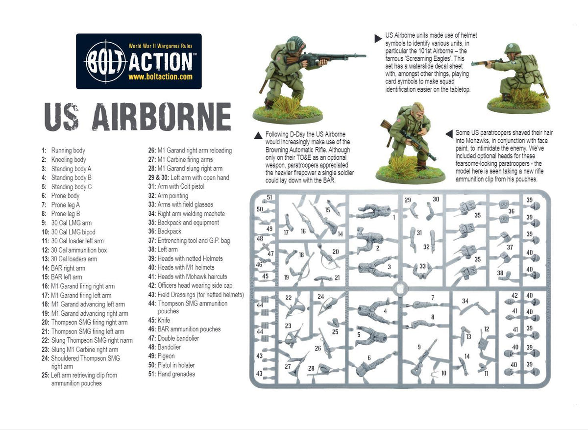 Bolt Action: US Airborne Late WWII US Paratroopers
