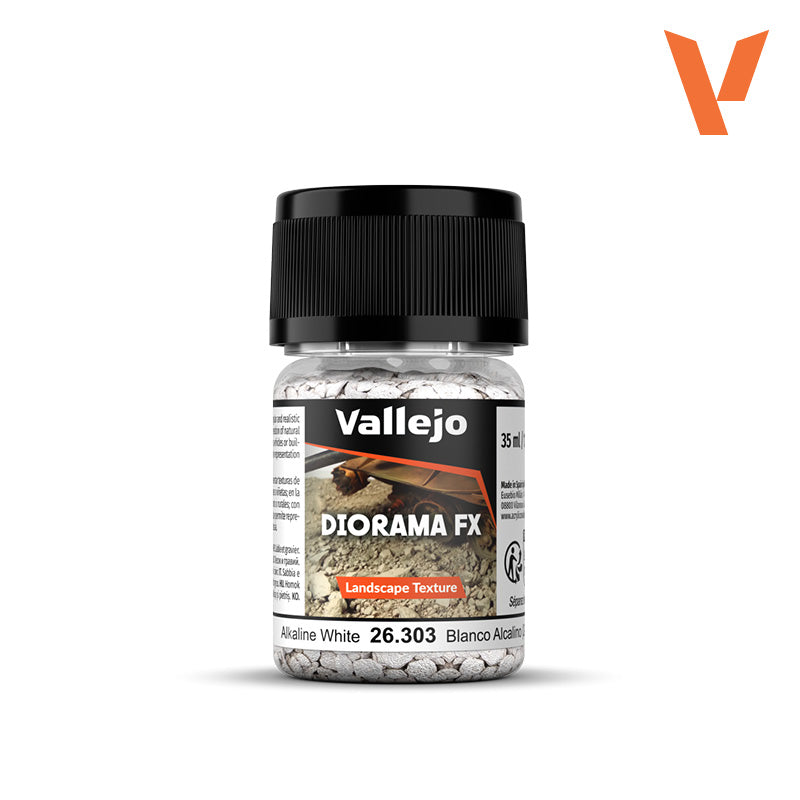 Vallejo Diorama FX: Landscape Texture - Alkaline White - 2-5 mm