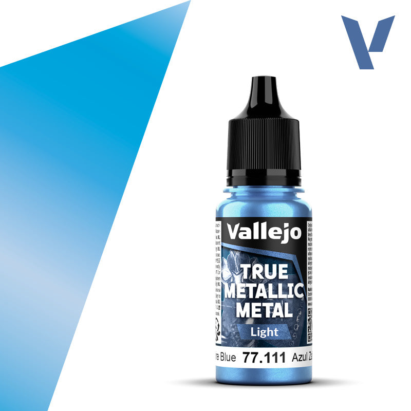 Vallejo True Metallic Metal: Sapphire Blue - Light (18 ml)