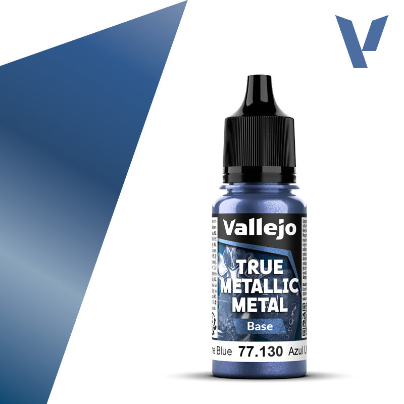 Vallejo True Metallic Metal: Ultramarine Blue - Base (18 ml)
