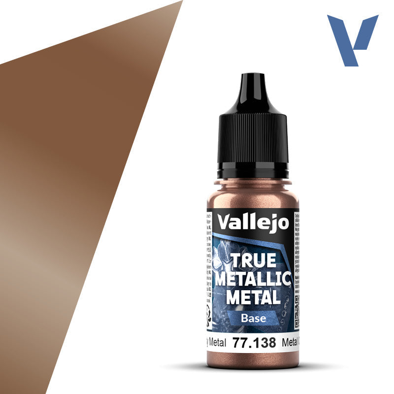 Vallejo True Metallic Metal: Rusty Metal - Base (18 ml)