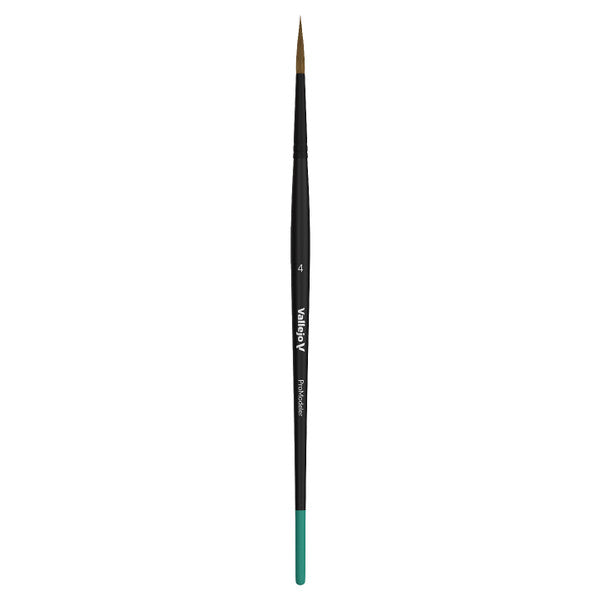 Vallejo Hobby Brushes: Pro Modeler - Natural Hair - No. 4