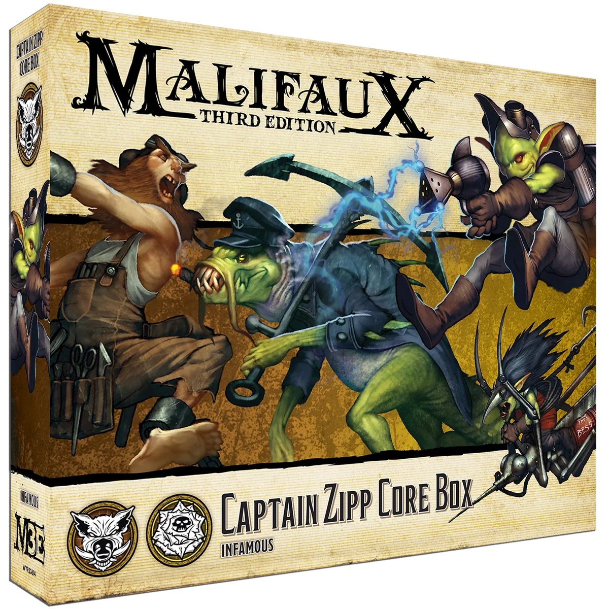 Malifaux Third Edition: Captain Zipp Core Box