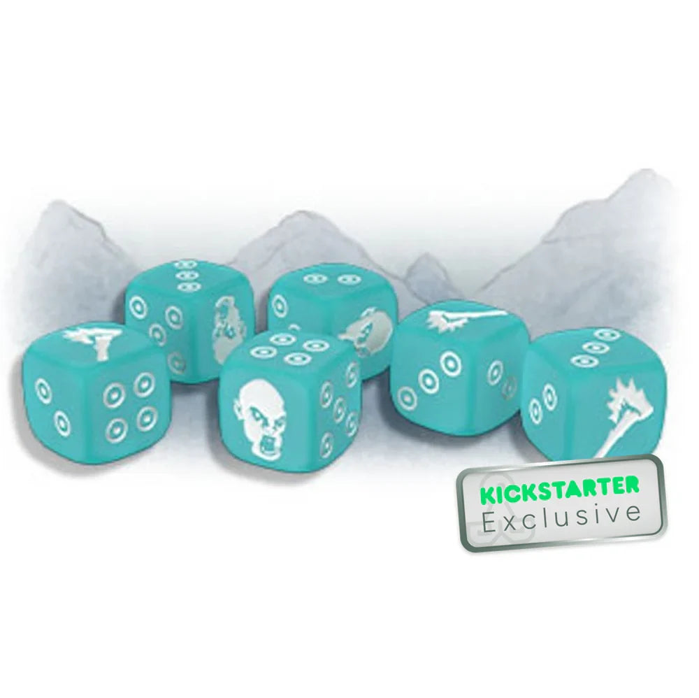 Zombicide: White Death Frost Dice - Kickstarter Exclusive