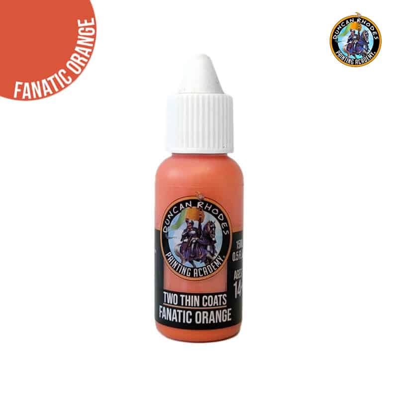 Two Thin Coats Midtone: Fanatic Orange